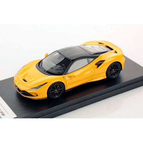 Ferrari F8 Tributo New Giallo Modena with Roof Nero DS Looksmart LS503SE5