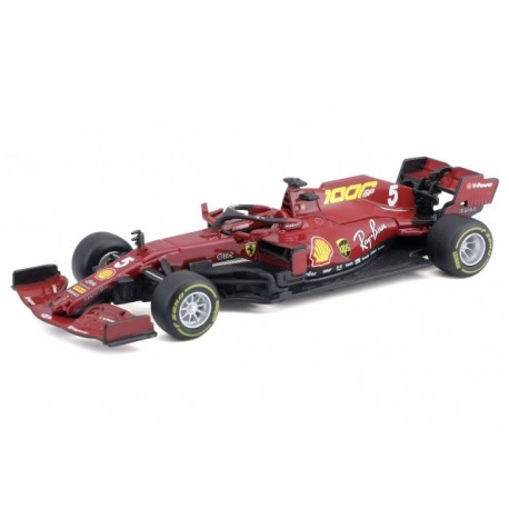 Ferrari SF1000 5 F1 Mugello 2020 Sebastian Vettel 1000GP Scuderia Ferrari Bburago BBU18-36823VM