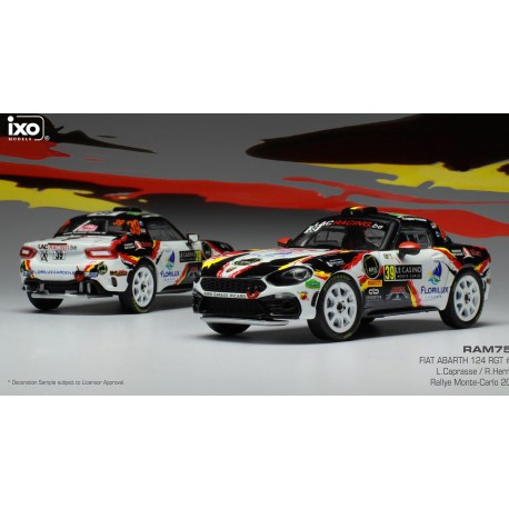 Fiat 124 RGT Abarth 39 Rallye Monte Carlo 2020 Caprasse Herman IXO RAM753