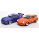 Porsche 911 RSR Orange et Porsche 964 RS Bleue Solido S180004