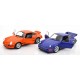 Porsche 911 RSR Orange et Porsche 964 RS Bleue Solido S180004