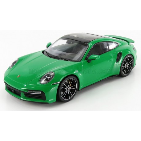 Porsche 911 Type 992 Turbo S Coupe 2020 Python Green Minichamps 153069077