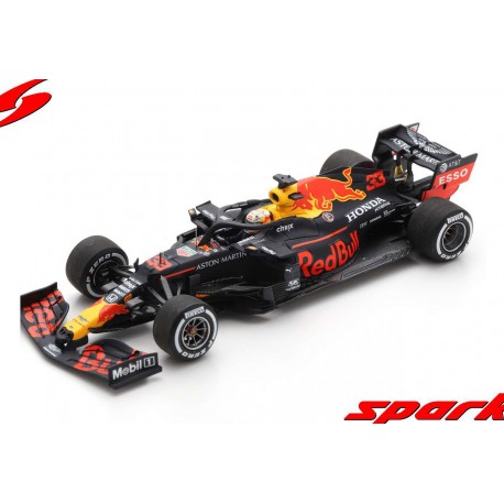 Aston Martin Red Bull Honda RB16 33 F1 Winner 70ème Anniversaire Silverstone 2020 Max Verstappen Spark S6479