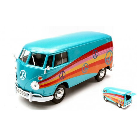 VW T1 Peace Blue Motormax MOM79583