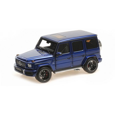 Mercedes AMG G63 2018 Blue Metallic Minichamps 110037061