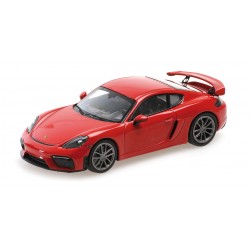 Porsche 718 Cayman GT4 982 2020 Indischrot Minichamps 410067600