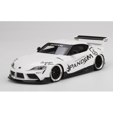 Toyota GR Supra V1.0 Pandem White Top Speed TS0294 - Miniatures