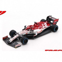 Alfa Romeo Sauber Ferrari C39 7 F1 Turquie 2020 Kimi Raikkonen with pitboard Spark S6492