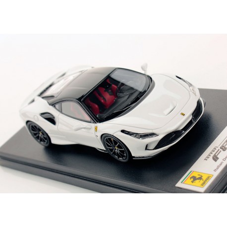 Ferrari F8 Tributo New Bianco Cervino with Roof Nero DS Looksmart LS503SE7