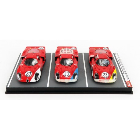 Alfa Romeo 33.2 set 3 cars 24 Hours of Daytona 1968 Best Model 9794/D