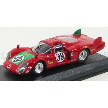Alfa Romeo 33.2 Lunga 39 24 Heures du Mans 1968 Best Model 9254