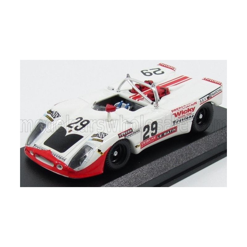 BEST9581 - PORSCHE 908-02 FLUNDER - Le Mans 1971 - Wicky / Olivar - M4