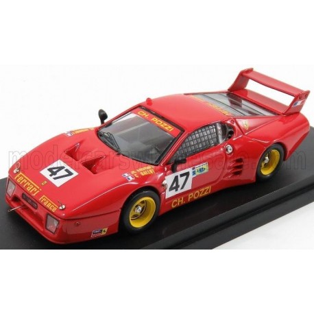 Ferrari 512 BB ch Pozzi 47 24 Heures Le Mans 1981 Winner Class GTX Best Model 9671