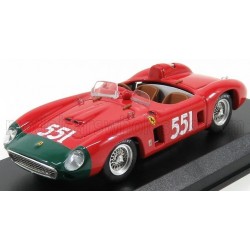 Ferrari 860 Monza Spider Chasdsis 0628 551 Rallye Mille Miglia 1956 2ème Collins - Klementaski Art Model ART385