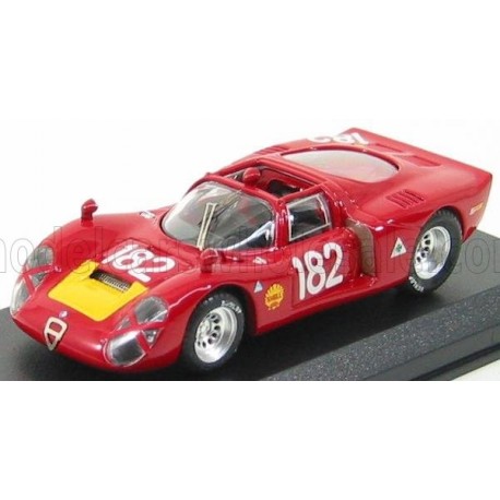 Alfa Romeo 33.2 Spider 182 Rallye Targa Florio 1968 Baghetti - Biscaldi Best Model 9191