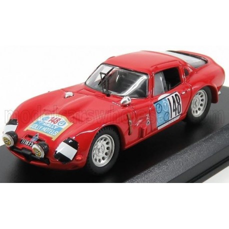 Alfa Romeo TZ2 148 Rallye Pergusa Jolly Hotel 1965 De Adamich - Lini Best Model 9705
