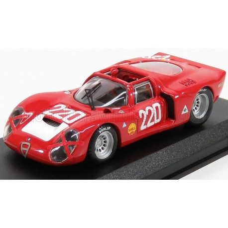 Alfa Romeo 33.2 220 Rallye Targa Florio 1968 Vaccarella - Schutz Best Model 9750