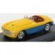 Ferrari 166 Spider Personal Car Evita Peron 1949 Yellow and Blue Art Model ART224