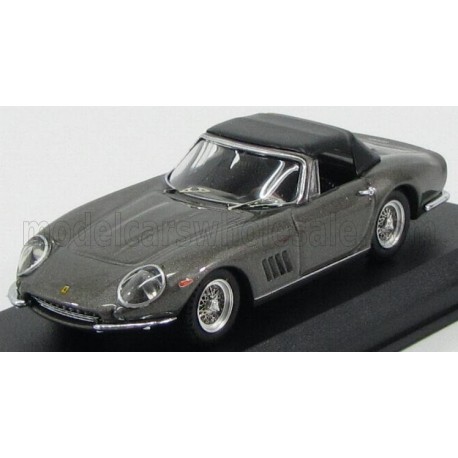 Ferrari 275 GTB Spider Cabriolet Closed 1967 Grey and Black Best Model 9538