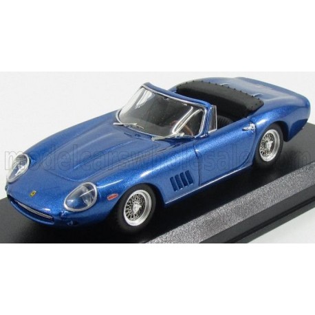 Ferrari 275 GTB/4 Spider Nart Personal Car Steve McQueen 1967 Blue Met Best Model 9636