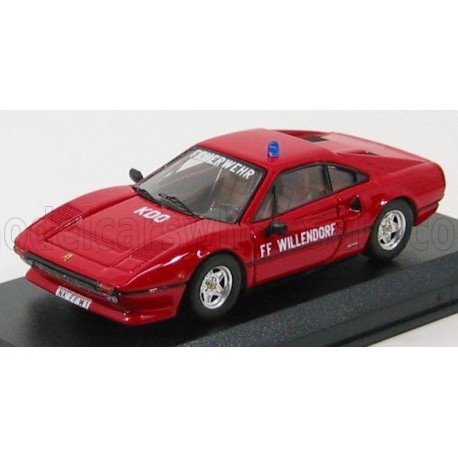 Ferrari 308 GTB Coupe Fire Sapeurs Pompiers Willendorf Austria Red Best Model 9445