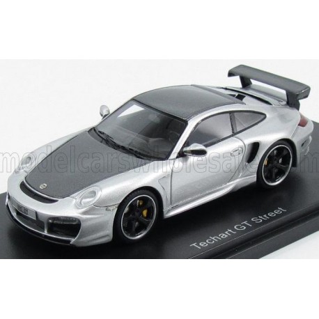Porsche 911 997-2 Coupe Techart GT Street R 2009 Matt Silver Matt Grey NEO NEO43904