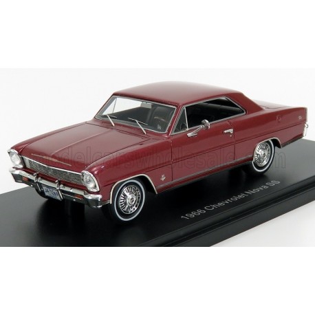 Chevrolet Nova SS Hard-Top Closed 1966 Dark Red Met NEO NEO47236