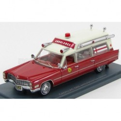 Cadillac S&S Ambulance Fire rescue 1966 Red NEO NEO43899