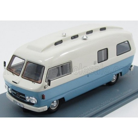 Mercedes Benz L206D Orion II Camper 1974 Light Blue White NEO NEO45627
