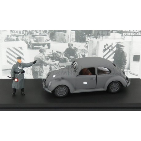 Volkswagen KDF with wehrmacht whith figures 1939 Military Grey Rio Models UAN202