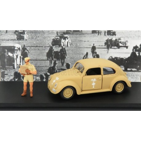 Volkswagen Kommandeur Africa Korps with figures 1941 Military Sand Rio Models UAN203