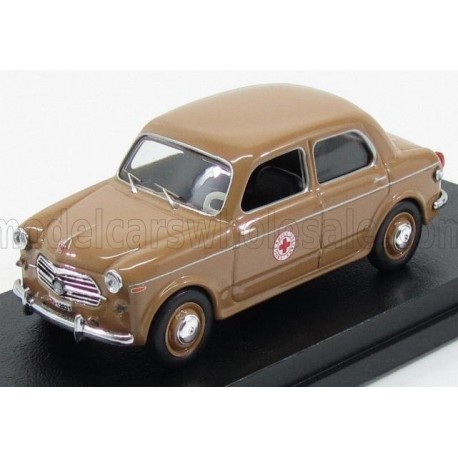 Fiat 1100/103 Croce Rossa Italiana C.R.I Ambulance 1956 Cream Rio Models 4468