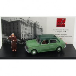 Fiat 1100/103 TV Inauguration Casa Del Sollievo E Della Sofferenza 5 mai 1957 with figures 1957 Green Rio Models 4367/P