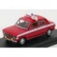 Fiat 128 4-Doors Fire Red Rio Models 4203