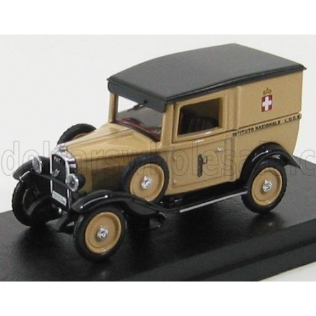 Fiat Balilla - Film Luce 1938 Beige and Black Rio Models 4315