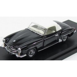 Mercedes Benz 190SL Spider Cabriolet Closed 1959 Black and White Rio Models 4483