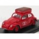 Volkswagen Beetle Ambulance Fire Engine 1953 Red Rio Models 4183