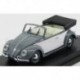 Volkswagen Beetle Cabriolet Karmann Open 1949 Grey and White Rio Models 4435