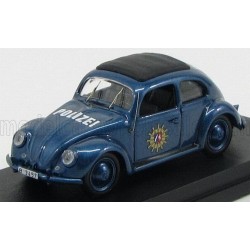 Volkswagen Beetle Police 1956 Blue Met Rio Models 4464