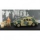 Volkswagen Africa Korps Wehrmacht with figures 1941 Military Green Sand Rio Models UAN201