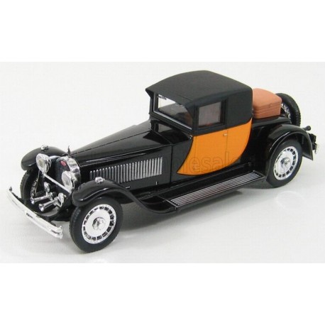 Bugatti 41 Royale Coupe Napoleon 1929 Black Yellow Rio Models 4233