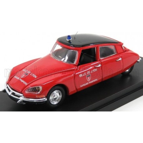 Citroen DS19 Pompier Ville de lyon 1956 Red Rio Models 4550
