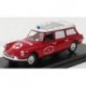 Citroen ID19 Break Ambulance Sapeurs Pompiers Ville De Cavalaire 1960 Red and White Rio Models 4314