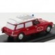 Citroen ID19 Break Ambulance Sapeurs Pompiers Ville De Cavalaire 1960 Red and White Rio Models 4314