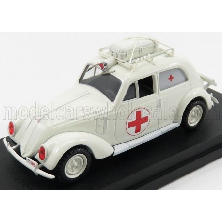 Fiat 1500 Ambulance 1936 White Rio Models 4545