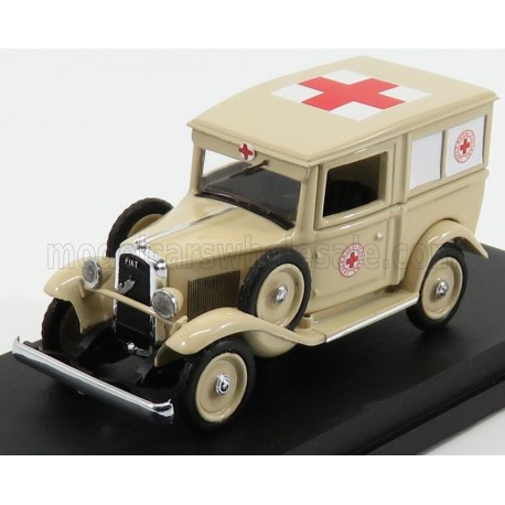 Fiat 508 Balilla Ambulance Military Africa 1935 Cream Rio Models 4594