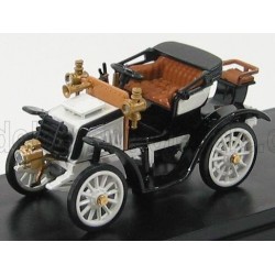 Fiat 8CV Cabriolet 1901 White and Black Rio Models 4276