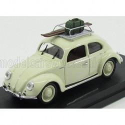 Volkswagen Beetle Maggiolino Ski Vacation 1950 Cream Rio Models 4509