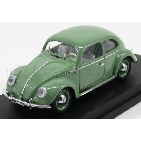 Volkswagen Beetle Maggiolino De Luxe 1953 Green Rio Models 4582