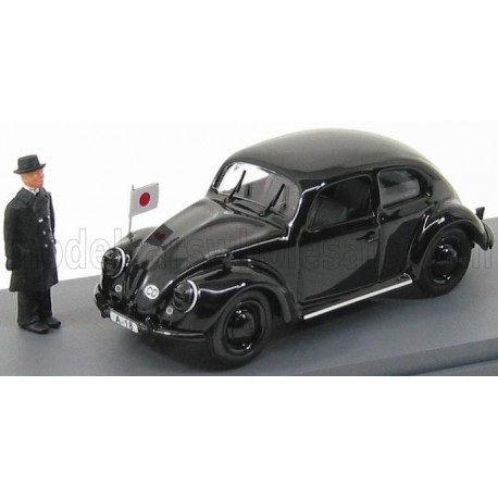 Volkswagen Beetle with Japanese Ambassador General Oshima 1939 Black Rio Models 4247/P